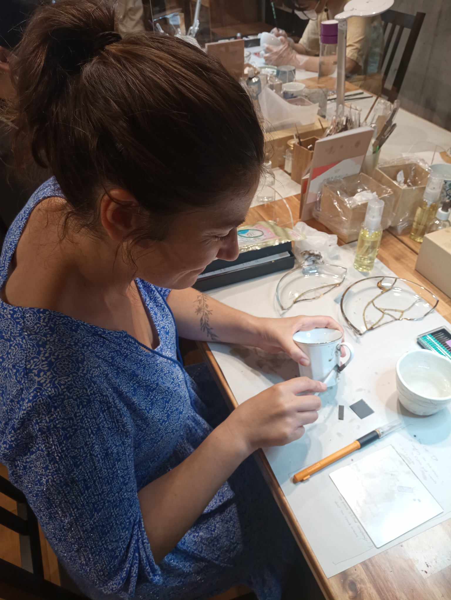 Moi à l'atelier Tokyo Moi à Tokyo, Atelier Kintsugi